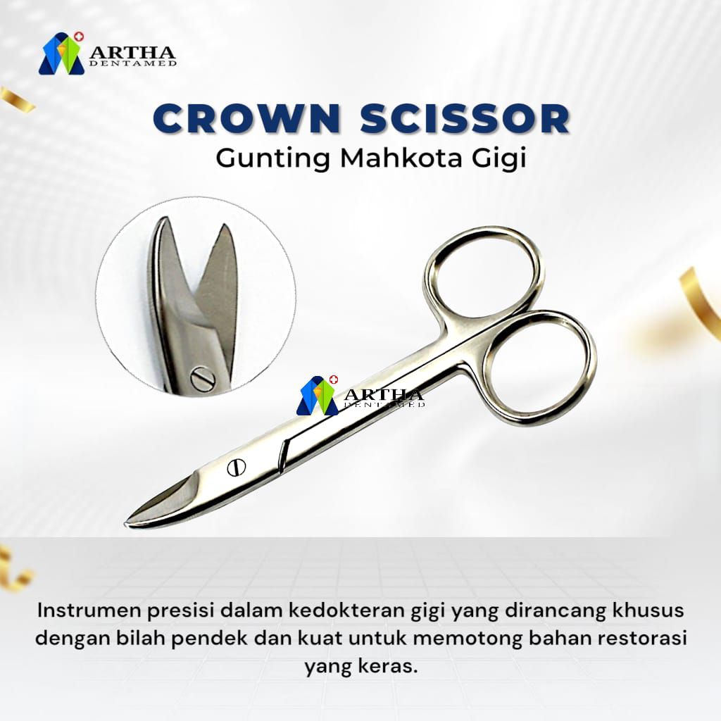 GUNTING MAHKOTA GIGI CROWN SCISSOR