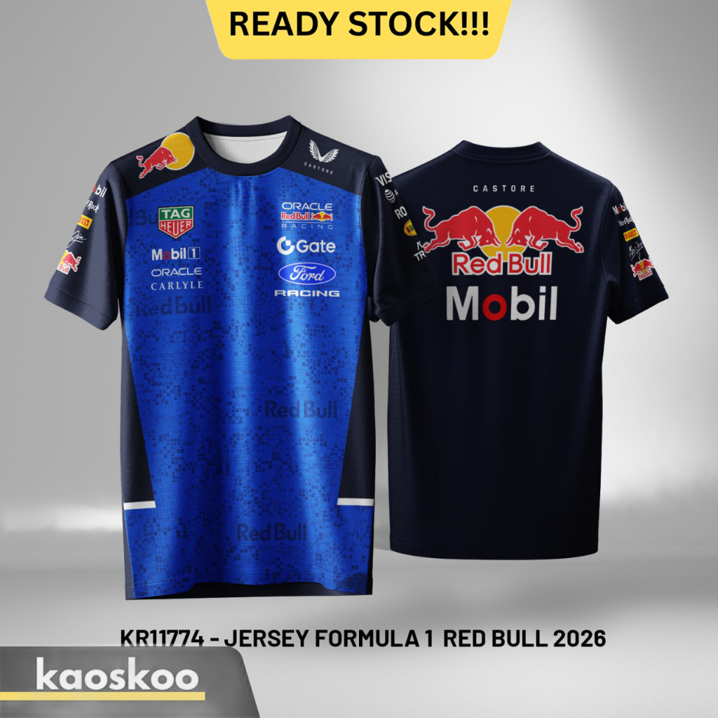 Jersey F1 Oracle Redbull Red Bull 2026