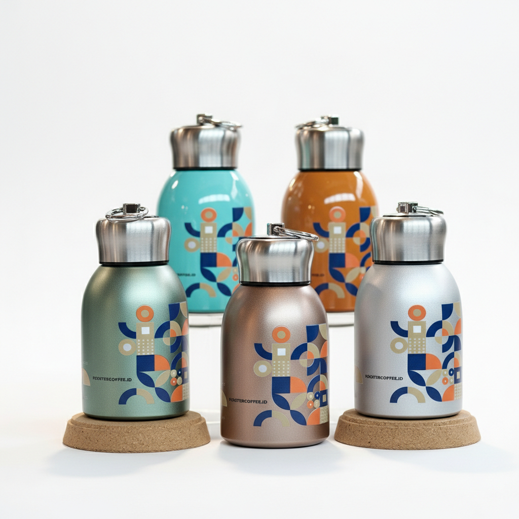 The Rooster Coffee Termos Kopi Mini 300ML Botol Stainless Steel Tumbler Americano Tahan Panas Dingin