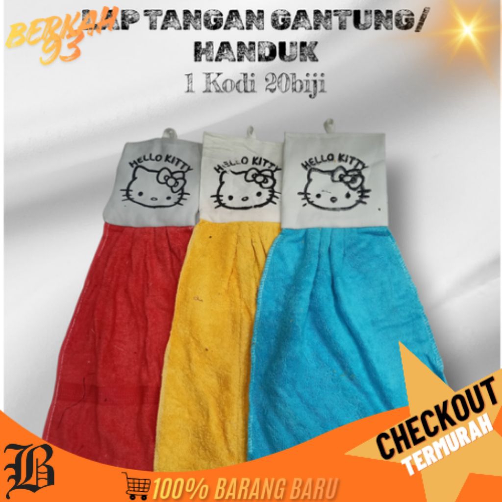 LAP TANGAN / SERBET GANTUNG DAPUR BAHAN HANDUK LUCU