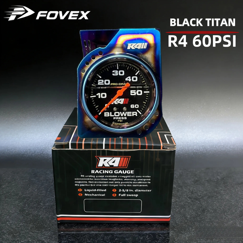 FOVEX Boost Meter R4 Titanium Untuk Mobil Diesel Turbo