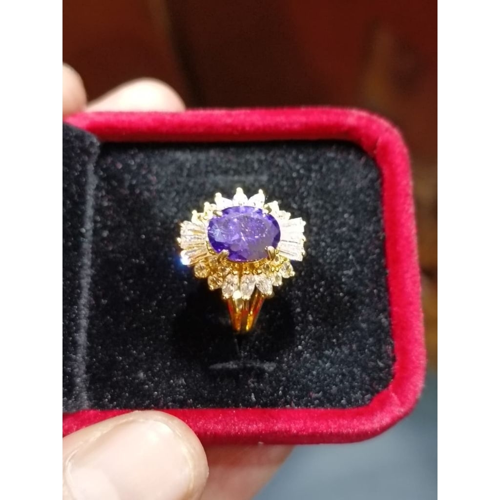 cincin wanita batu permata