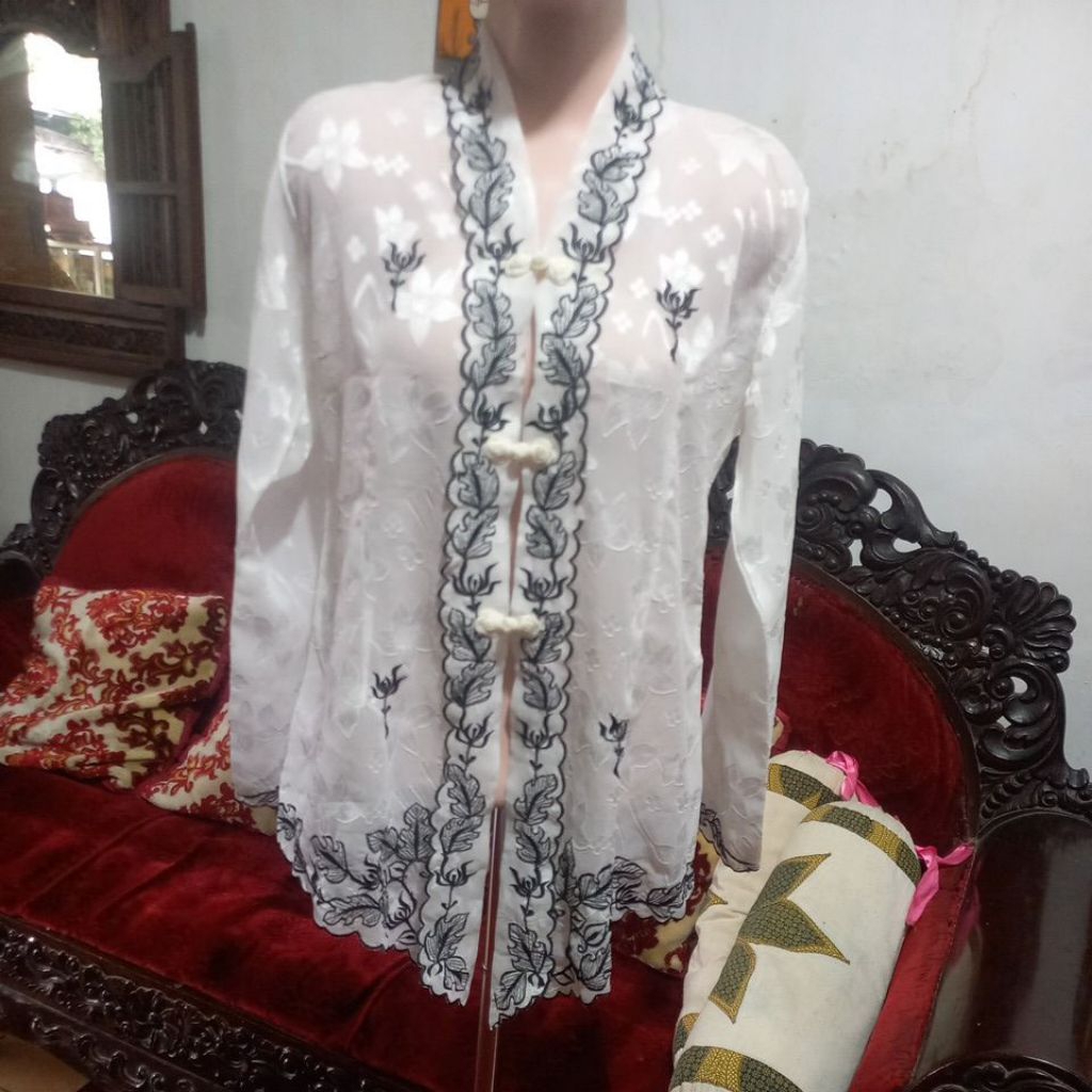 Setelan Kebaya Kartini Rubiah set Selendang