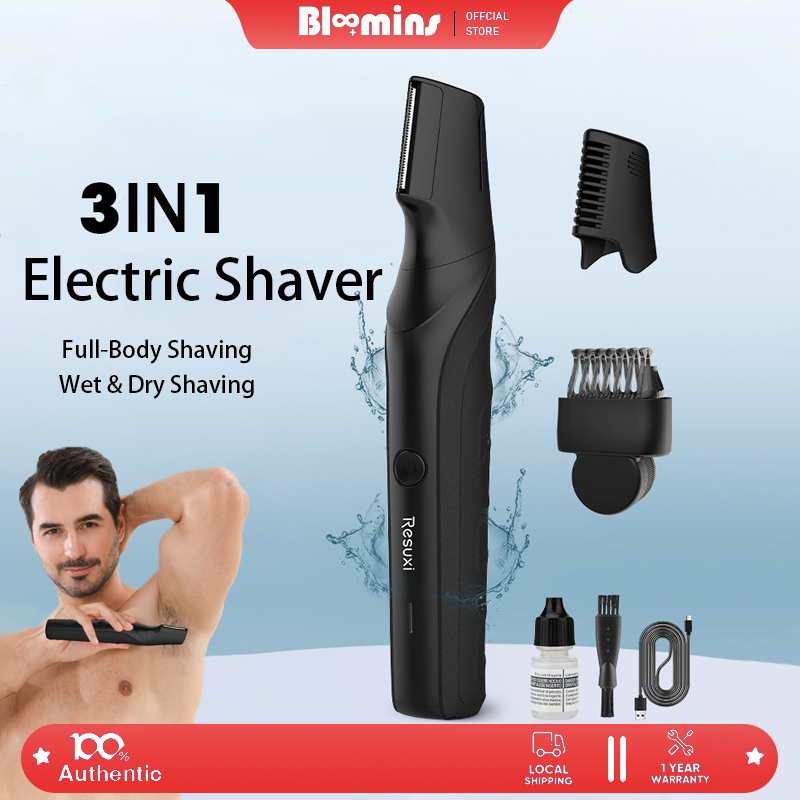 Body Trimmer 3in1 V-Shaped Waterproof/ Groin Shaver /Alat Cukur Rambut/Bulu Ketiak/Kaki/Kemaluan Pri