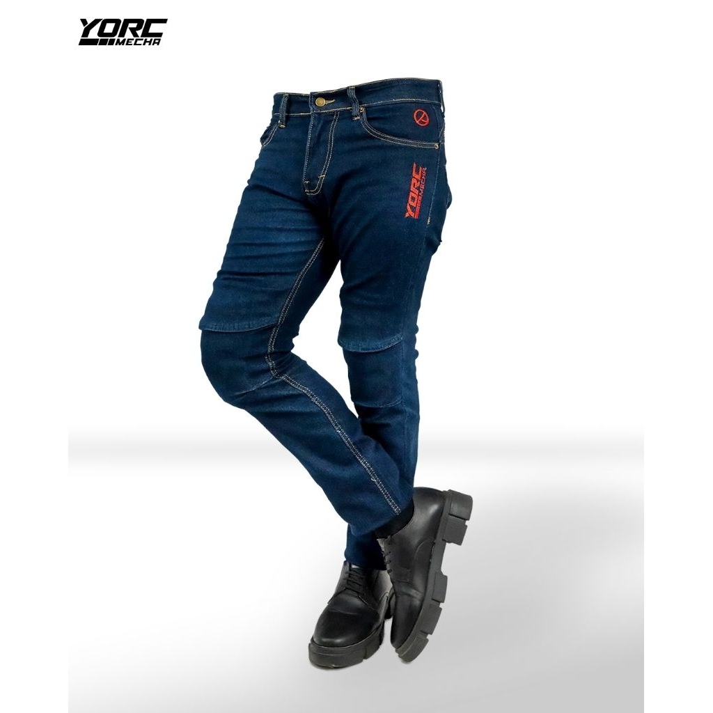YORC Speed Denim Blue Celana Rider
