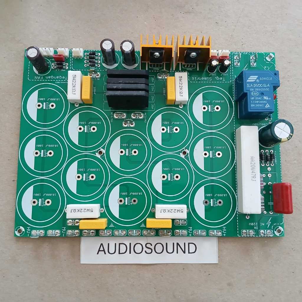 kit psu class H 12 elco + softstar  dobel layer tanpa elco utama