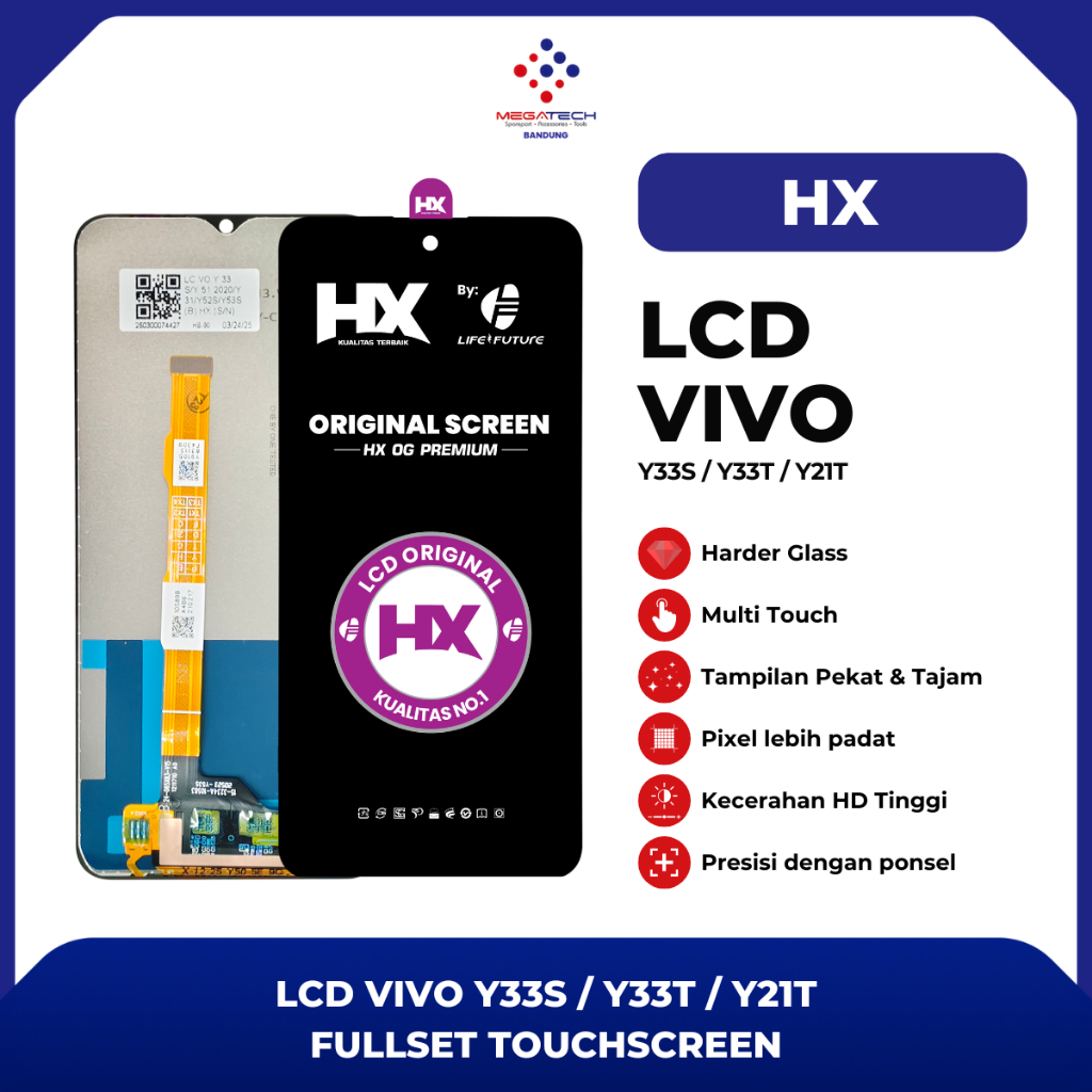 LCD VIVO Y33S / Y33T / Y21T FULLSET TOUCHSCREEN