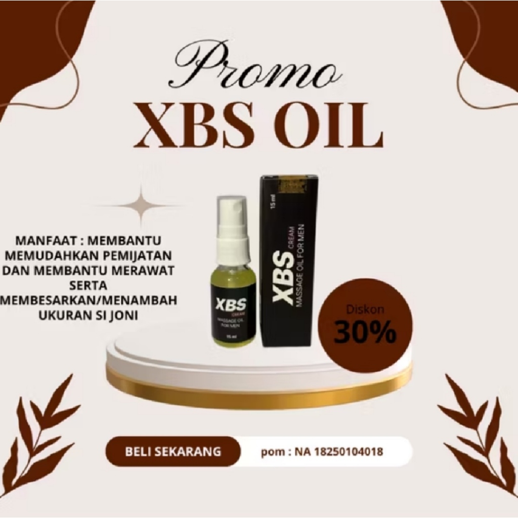XBS Spray Herba Oil Minyak Pijat Tahan Lama 15ml Organik BPOM Tahan Lama