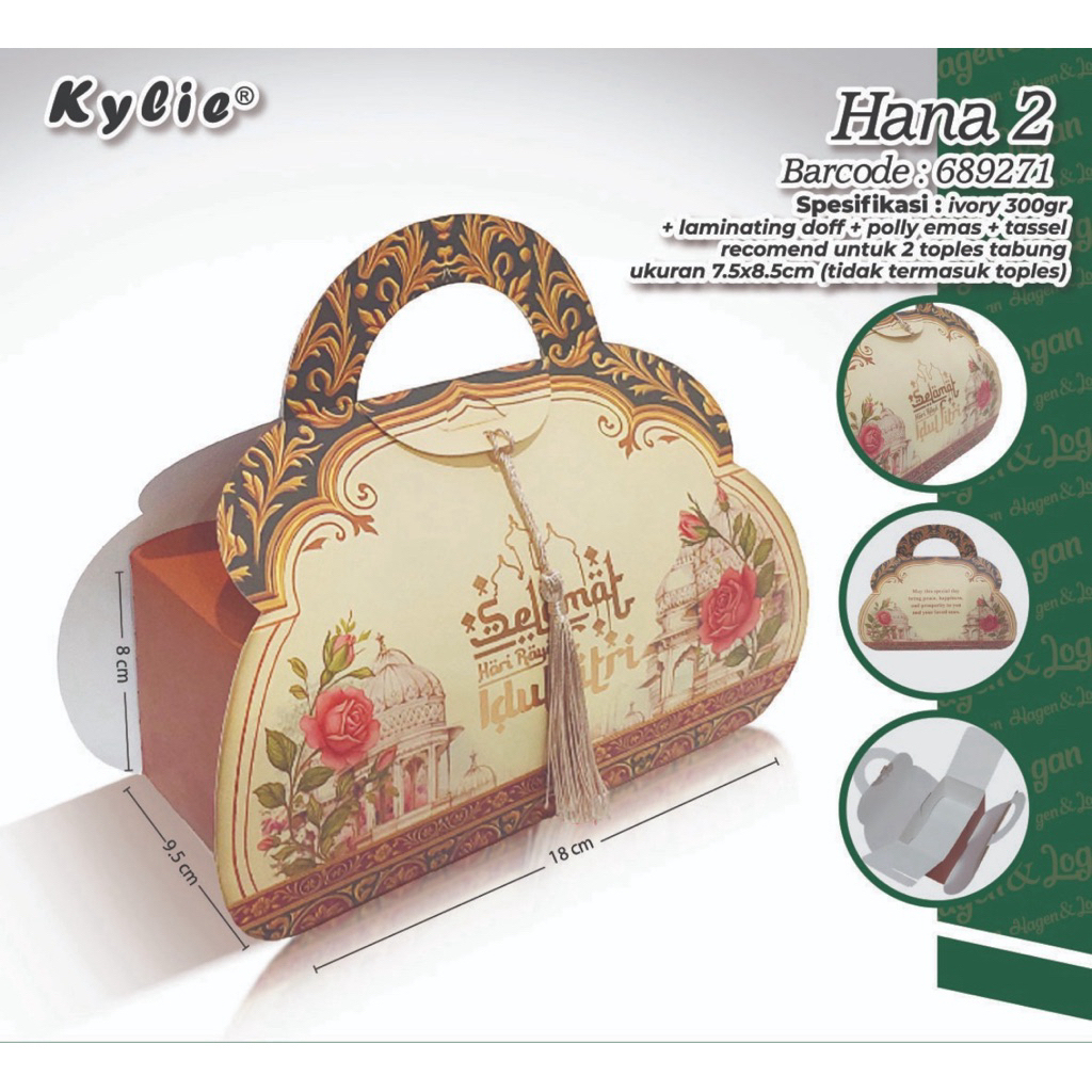 Box Hana |  Box Lebaran | Box Idul Fitri | Box toples 400ml