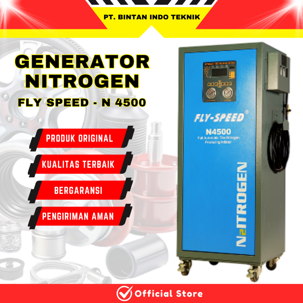 Generator Nitrogen Peralatan Bengkel Fly Speed N4500 Mesin Nitrogen Mobil Motor FS N4500
