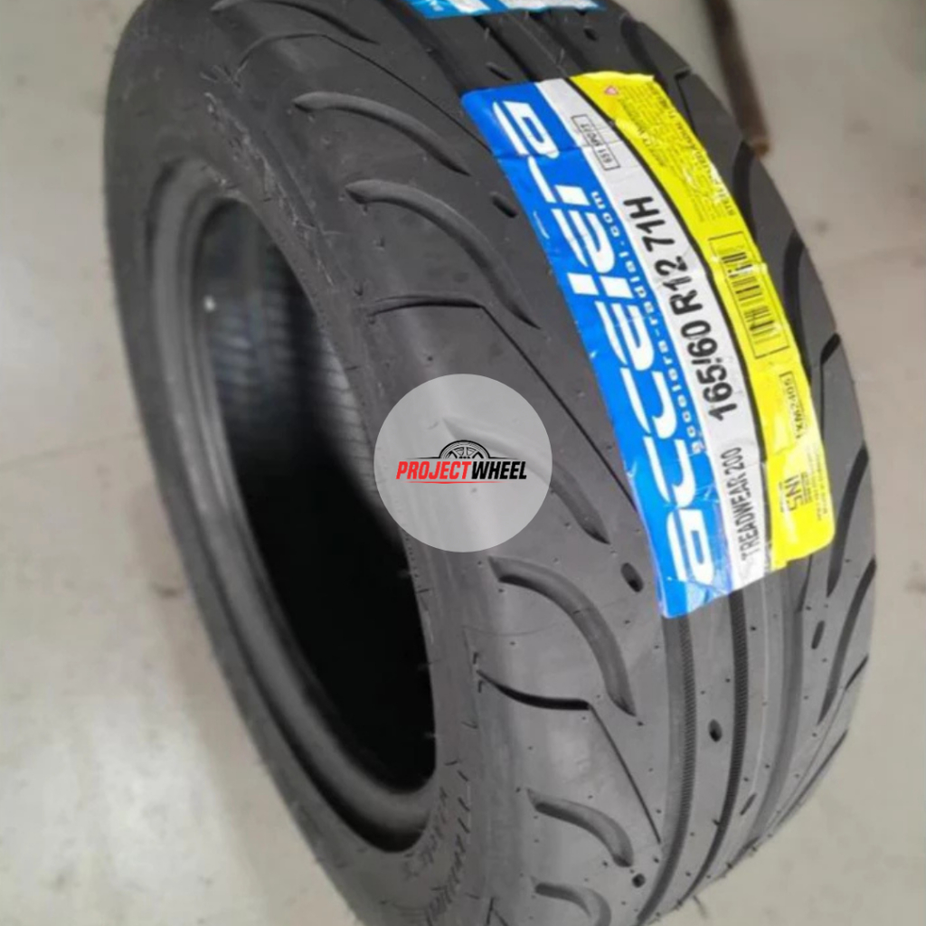 BAN MOBIL MORRIS MINI RING 12 ACCELERA 651 SPORT TW 200 165 60 R12 TUBLES SEMI SLICK JAKARTA TIMUR