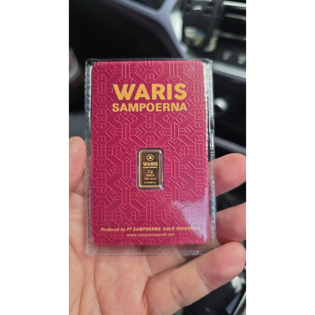 LM Waris Sampoerna Emas Batangan 2 Gram Original Logam Mulia 999.9 Fine Gold