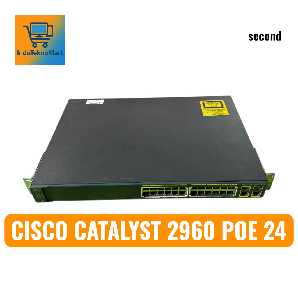 Cisco WS-C2960-24PC-L Cisco Catalyst 2960 PoE Switch 24 Port