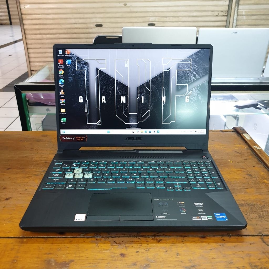 Asus TUF F15 FX506HC Core i5-11400H RTX 3050 Ram 16GB SSD 512GB 15 FHD Gaming Muluss