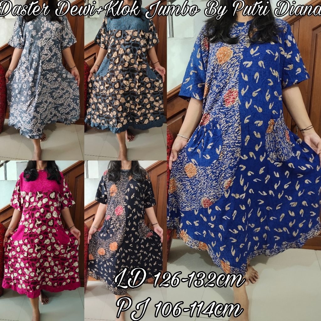 Daster Dewi - Klok Jumbo / Xl By Putri Diana
