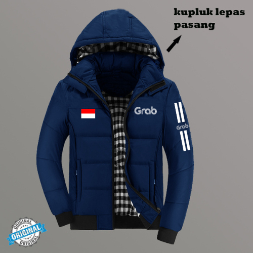 Jaket Ojol | Jaket Motor | Jaket Grab | Jaket Outdoor Grab Food | Jaket Pria Grab | Bomber Grab