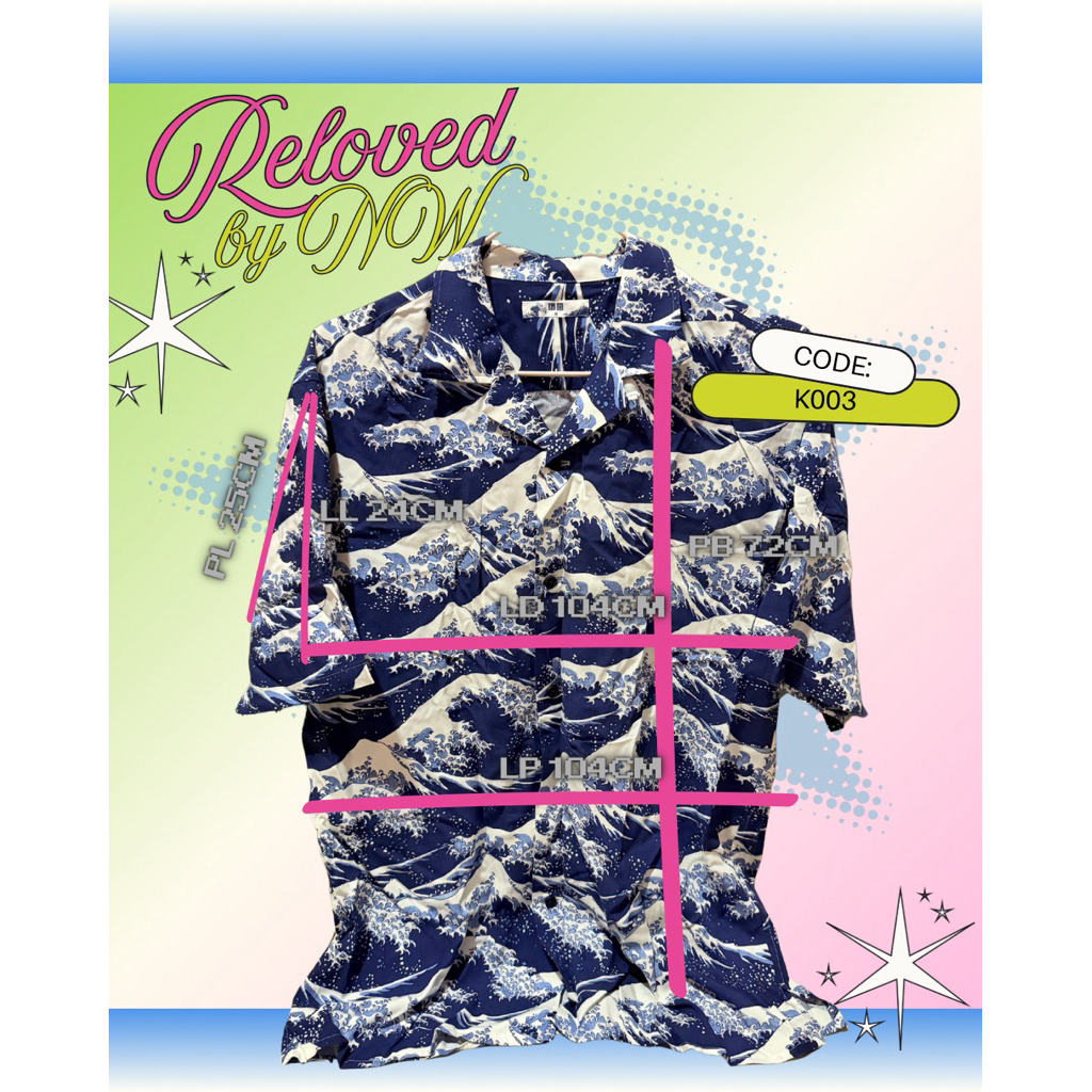 UNIQLO KEMEJA PANTAI