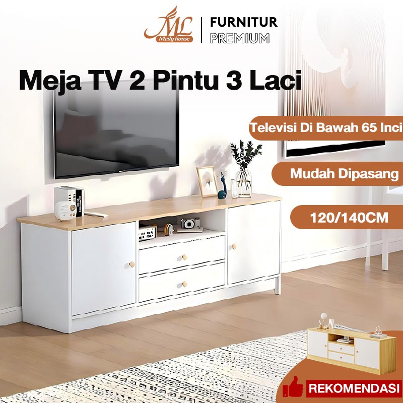 Rak TV Minimalis Modern Terbaru Kabinet TV Tempat TV Murah Tv Rak Kayu Modern