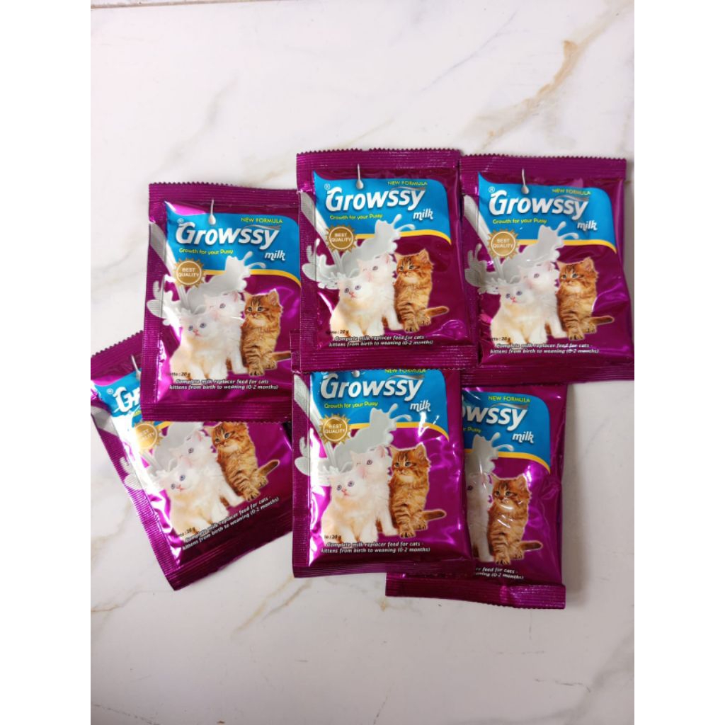 GROWSSY - Susu kucing - susu anak kucing - susu bubuk kucing - susu kucing murah - susu kitten
