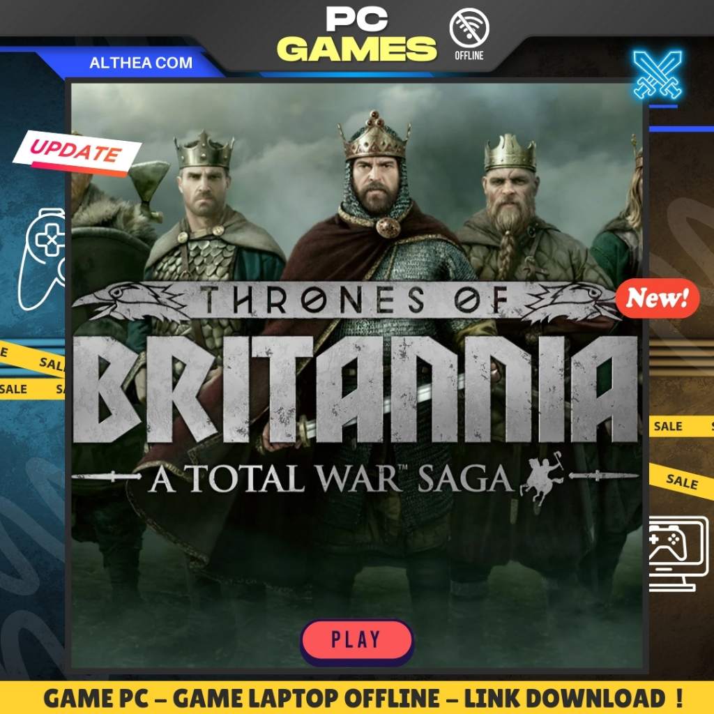 TOTAL WAR THRONES OF BRITANNIA - STRATEGY - GAME PC – GAME LAPTOP - OFFLINE