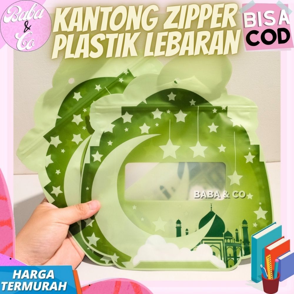 PLASTIK ZIPPER LEBARAN HARI RAYA IDUL FITRI KANTONG PLASTIK ZIPLOCK LEBARAN IDUL FITRI MOTIF HARI RA