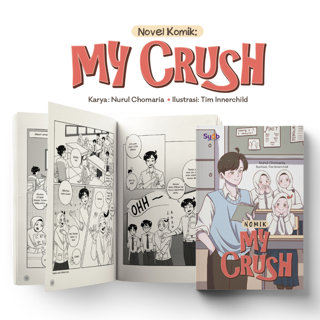 Buku Novel Komik My Crush Book Cafe