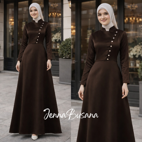 BEST SELLER - ARUM DRESS Gamis Muslimah Dress Janggan Busui Friendly Gaun Pesta Premium Mewah Elegan