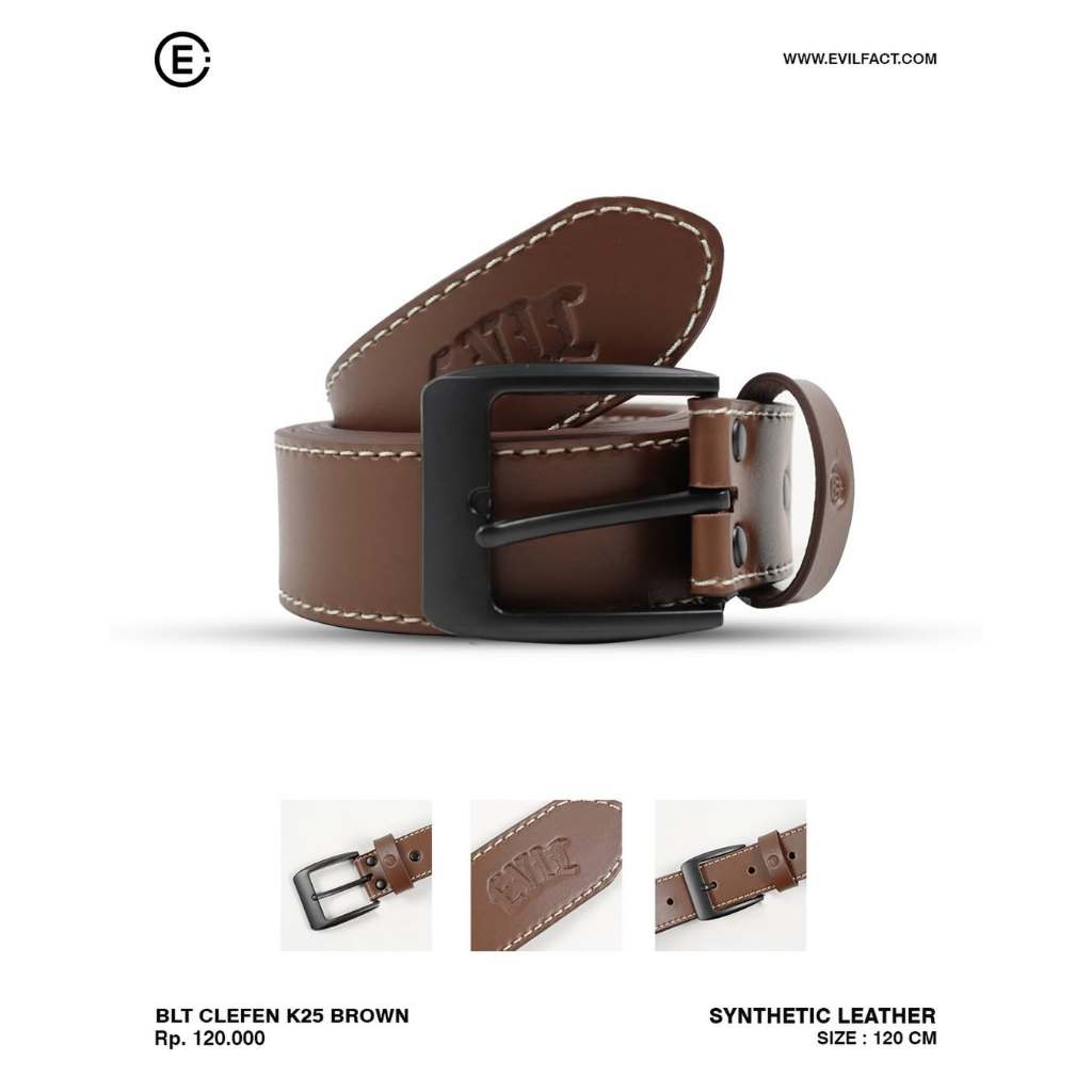EVIL ARMY BELT - BLT CLEVEN K25 BROWN