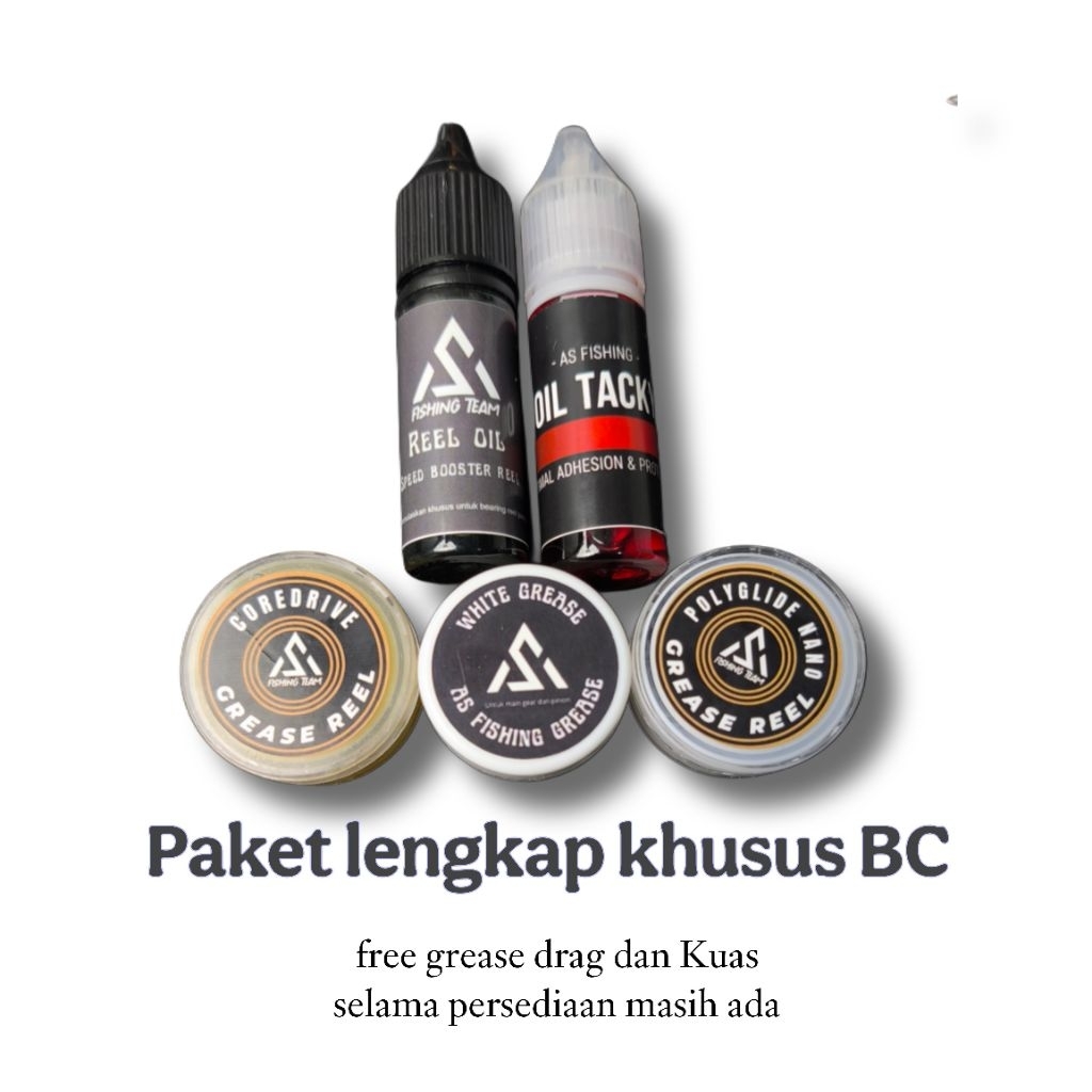 [formula baru] paket grease reel BC as fishing pelumas reel pancing