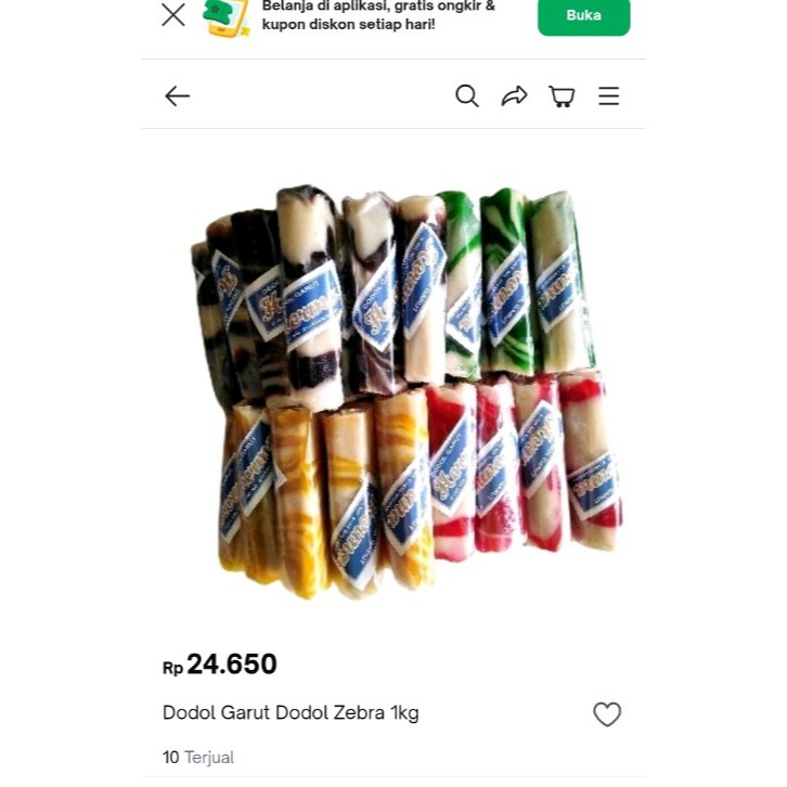Dodol Garut Dodol Zebra