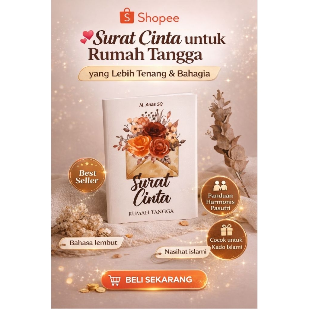 Buku  Pernikahan wajib dimiliki 2026– Surat Cinta Rumah Tangga | Kado Pasutri Muda