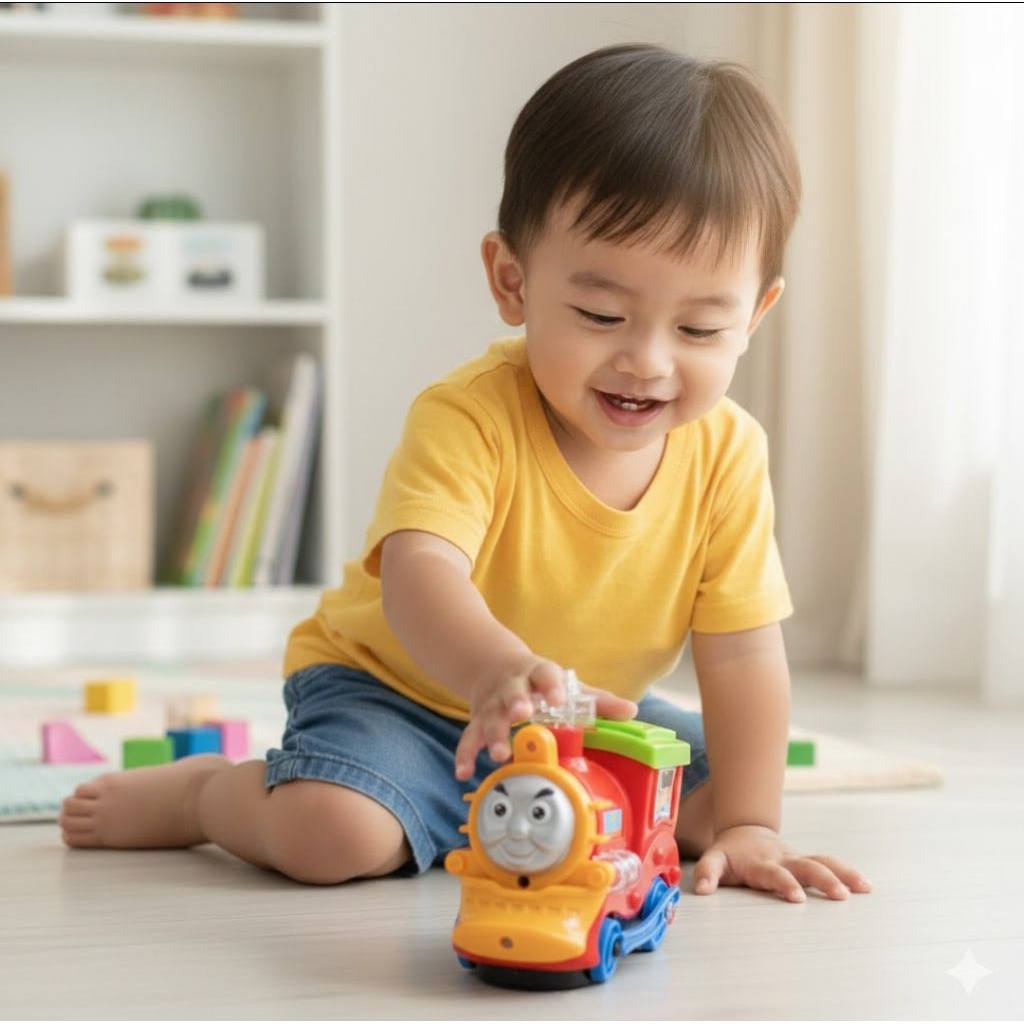 Kereta Api Thomas Jalan Baterai