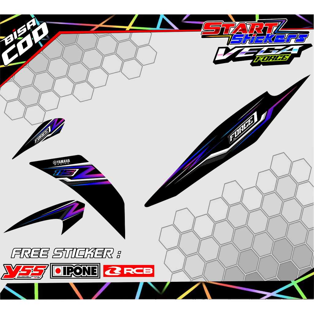 STRIPING VARIASI YAMAHA VEGA FORCE 115 / STICKER VARIASI YAMAHA VEGA VEGA FORCE 115