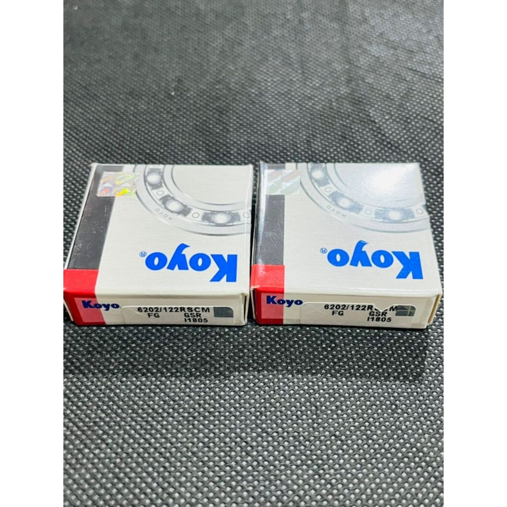Bearing Laher As Roda 6202RS 12mm 2pcs Untuk As Roda Ukuran 17mm KOYO japan
