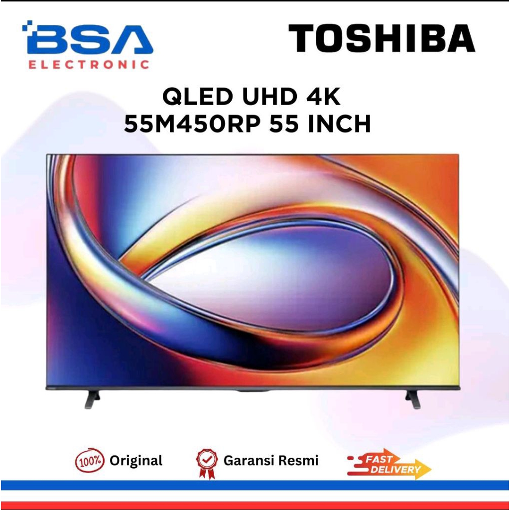 TOSHIBA 55M450RP QLED Smart Tv 55" Dolby Vision / QLED TV 55 Inch Smart