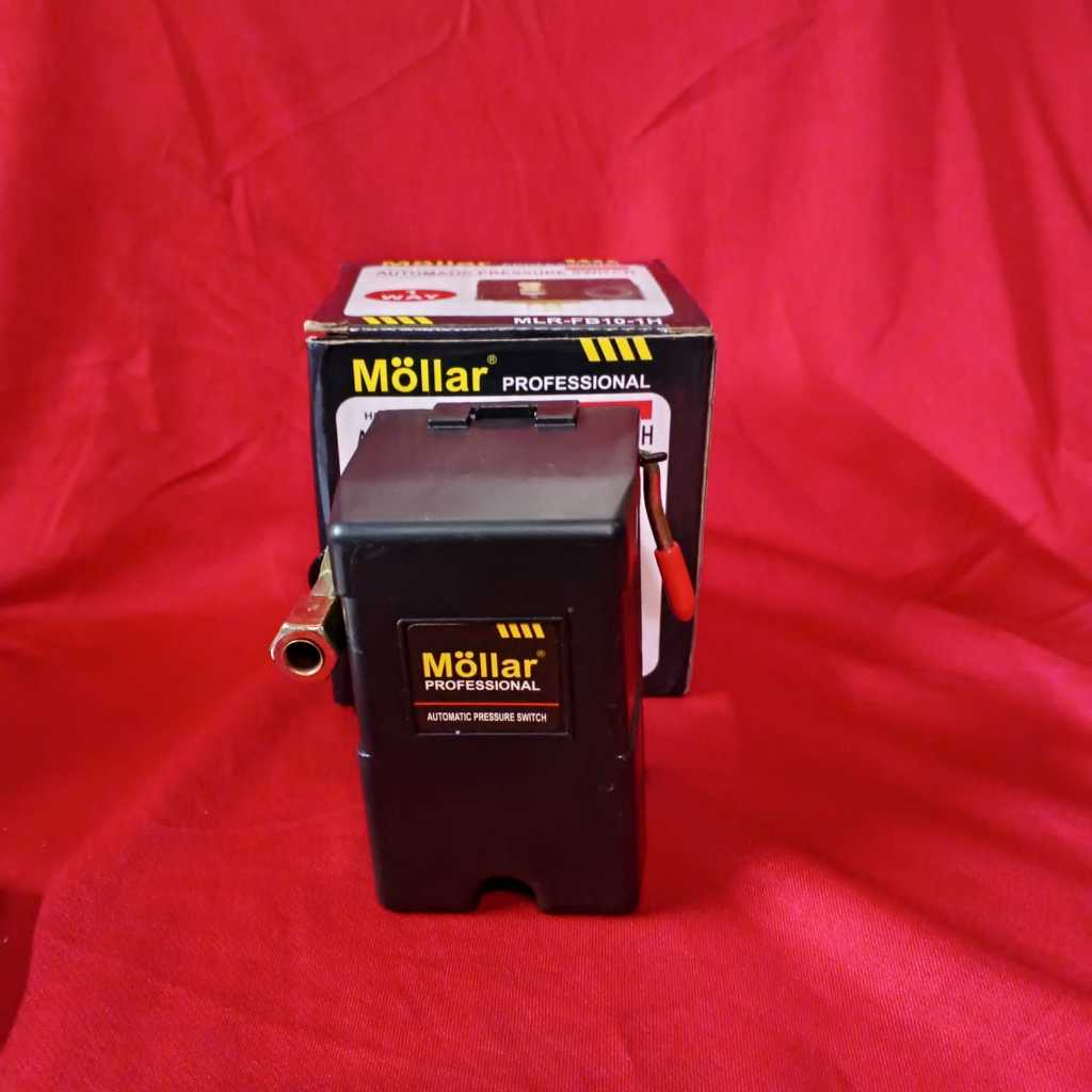 Mollar Otomatis Kompresor Angin 1 Lubang drat 1/4"