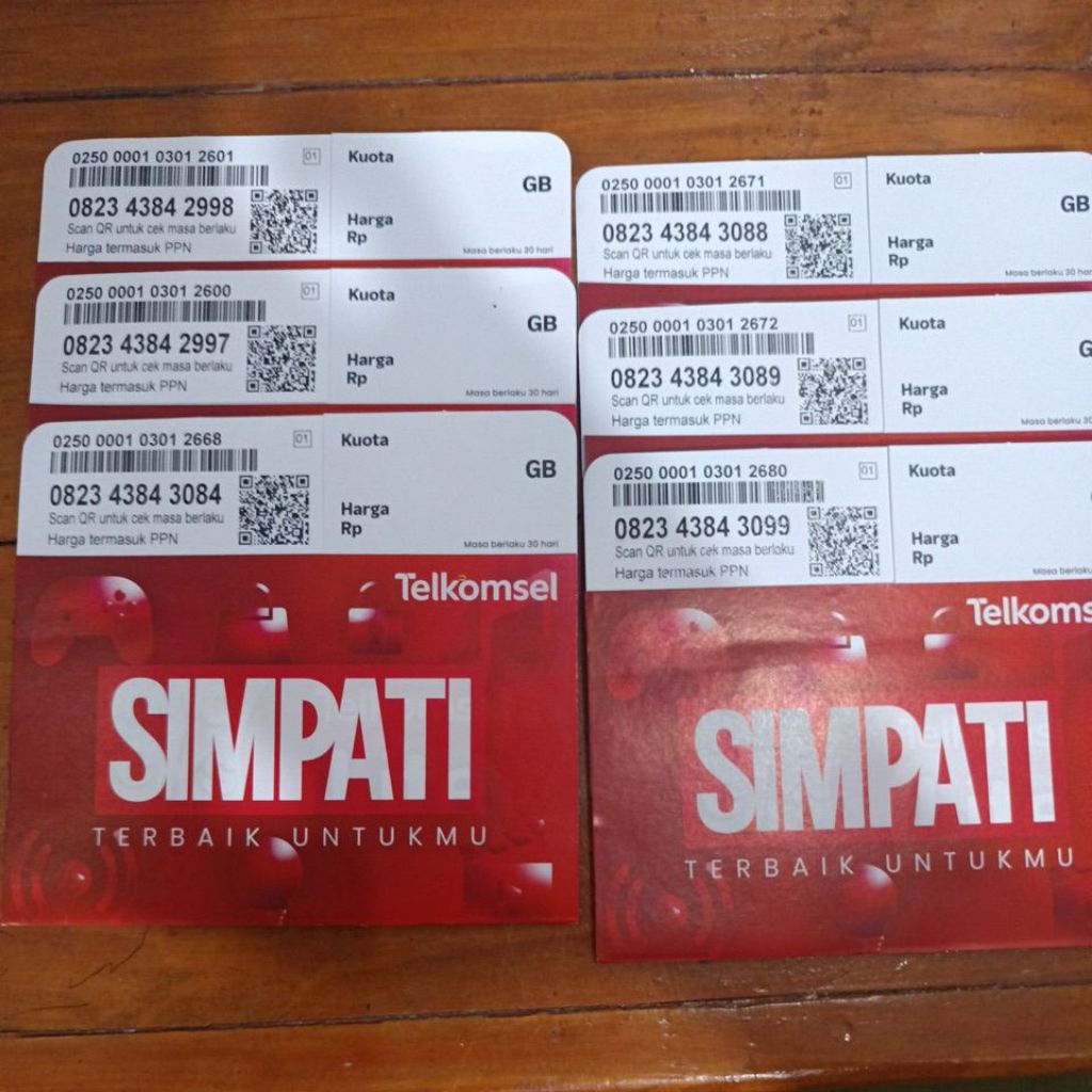 Nomor Cantik Telkomsel 234 (Dji Sam Soe)