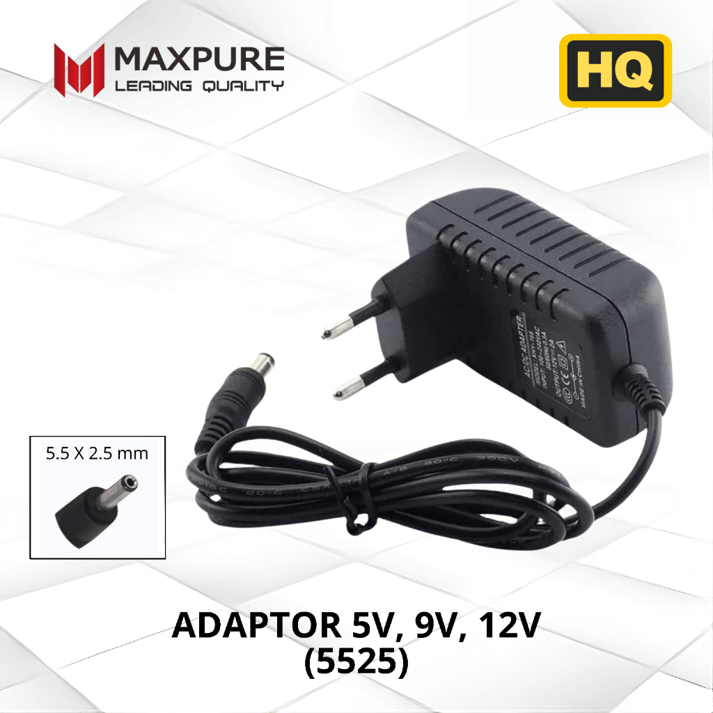 ADAPTOR AC 12V 2A 9V 2A 5V 2A