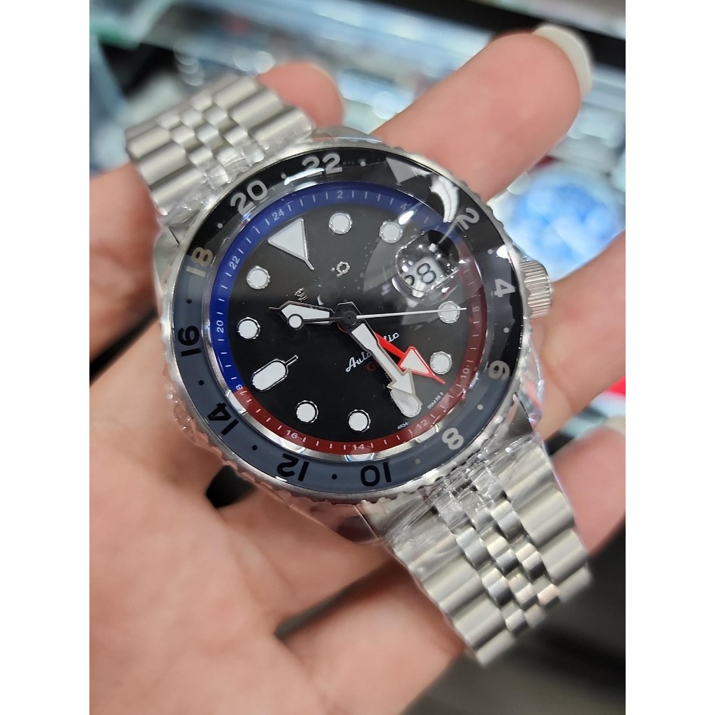 The Luxe Watch78 Jam Tangan Mewah Pria Seiko USA Exclusive SSK019 SSK019J1 Pepsi GMT 5 Sports Limite
