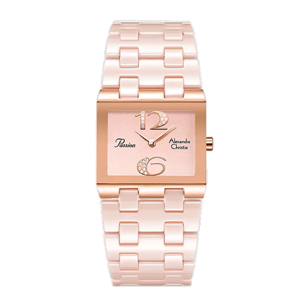 Jam Tangan Wanita Alexander Christie AC 2881 Analog Stainless Steel Original Garansi Resmi