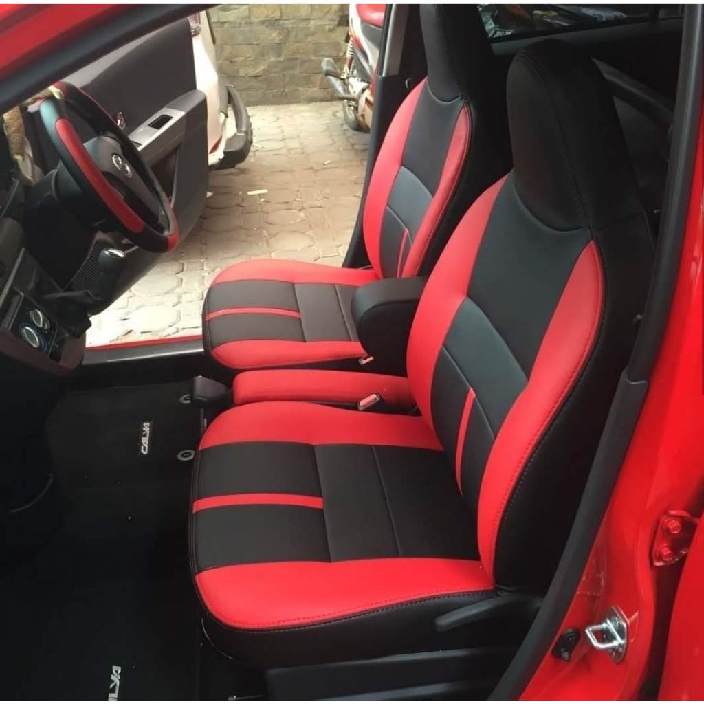 sarung jok mobil agya tahun 2014-2026 full set jok 2 baris