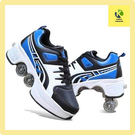 Azhar  Sale Sepatu Roda 4 Roda Kick Roller Fashion Shoes Skates Dewasa Anak Original