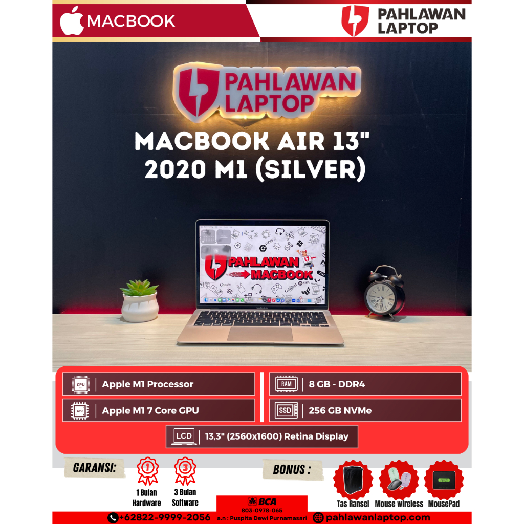 MacBook Air 13" 2020 Apple M1/8/256 (SIlver)