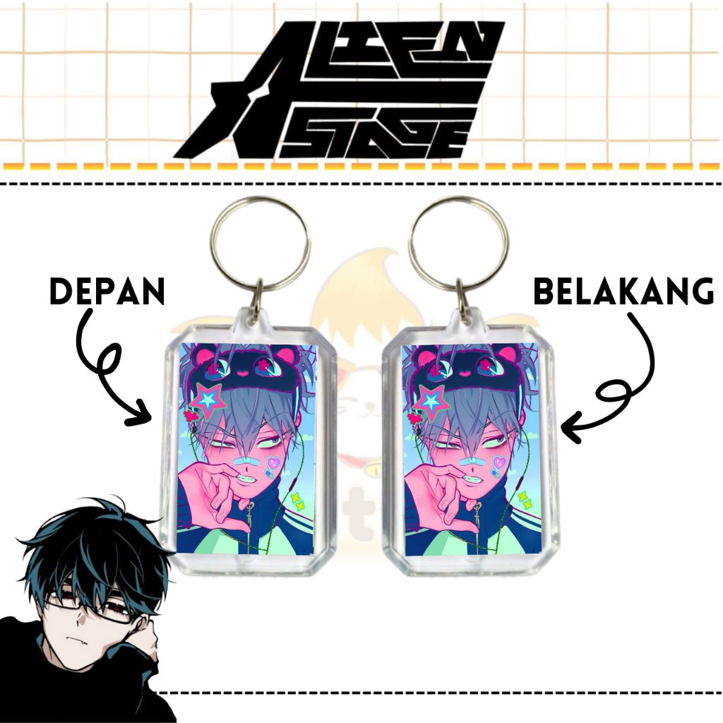 GANTUNGAN KUNCI/KEYCHAIN/BAG CHARM ALIEN STAGE|IVAN,TILL,MIZI,SUA,HYUNA,LUKA