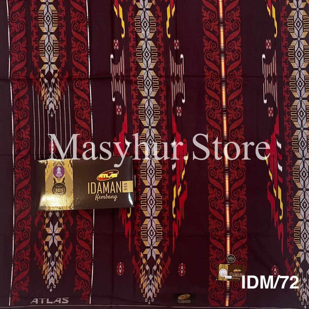 Sarung ATLAS IDAMAN 555 // ORIGINAL Sarung ATLAS Idaman Kembang / Harmoni 555 Motif Baru