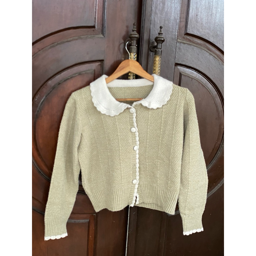 Cardigan Wanita Rajut Tebal