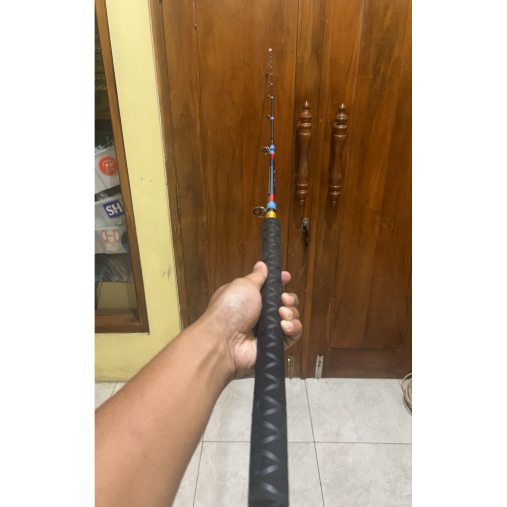 Joran Besutan  Galatama Ikan Mas, Lele, Bawal. Bahan Carbon Padat & Hollow. Panjang 150cm