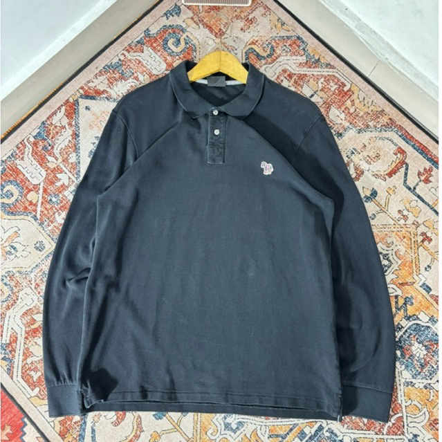 POLO LONGSLEEVE PAUL SMITH HITAM