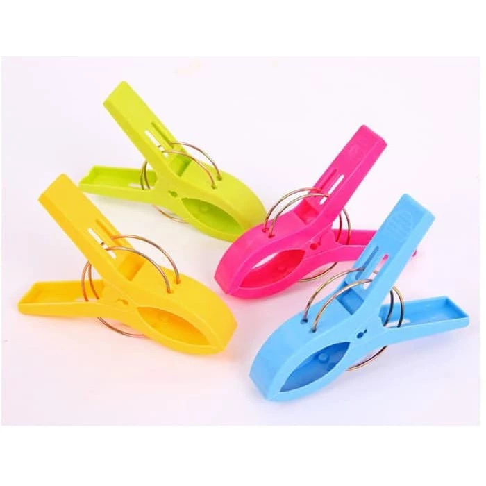 KODE A. Jumbo Penjepit Jepit Jemuran Selimut Baju Handuk Plastik Besar Jepitan Baju