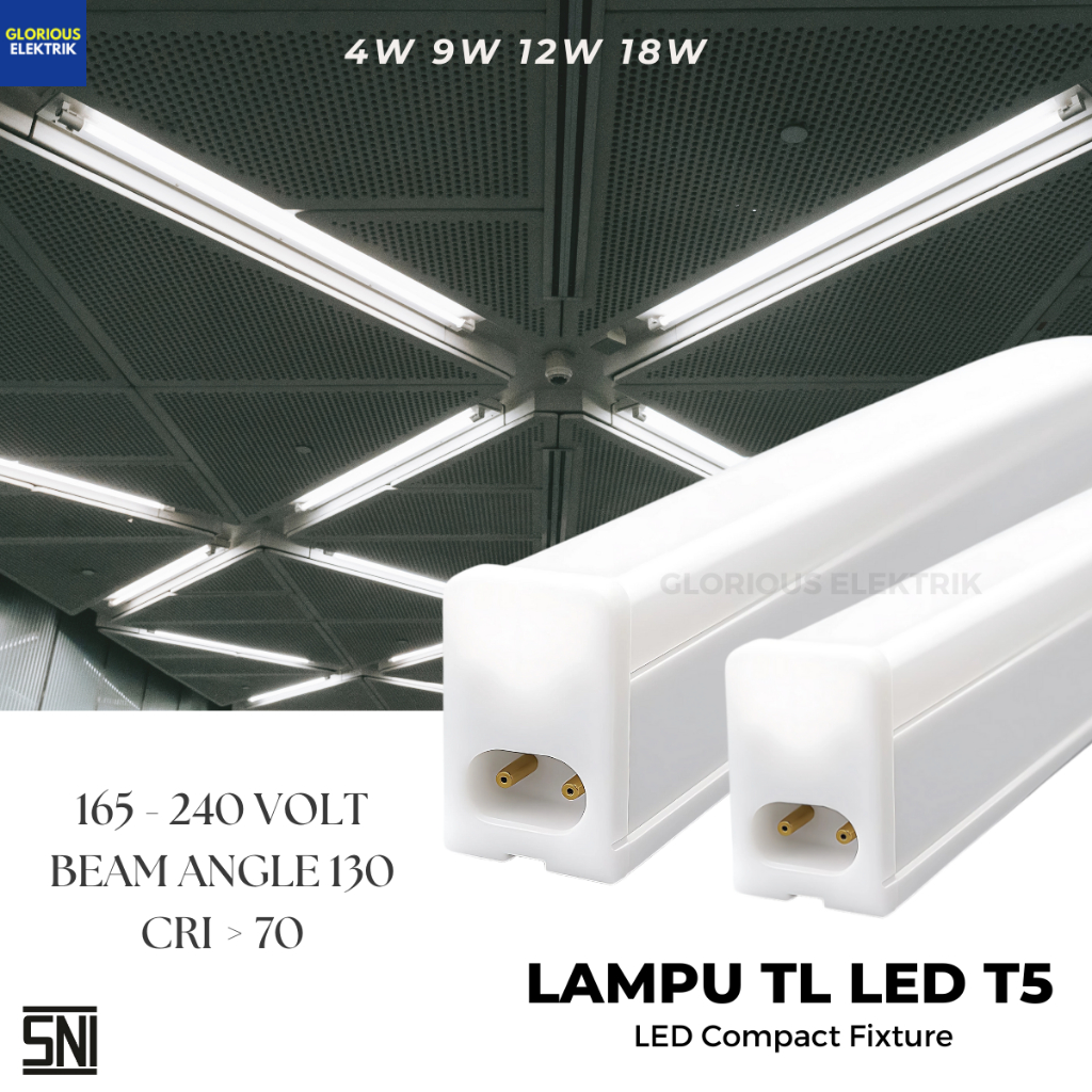 Lampu TL Neon T5 Led Tube Light 9 Watt 60 Cm